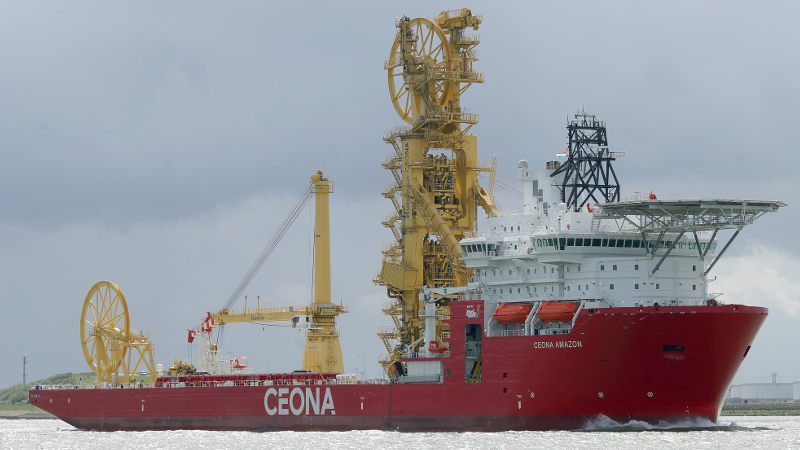 Ceona Amazon vessel in operation